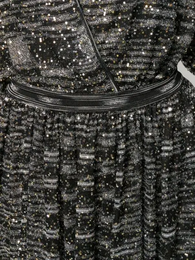 Shop Missoni Sequin Embroidered Dress In Black