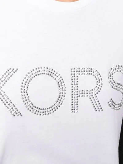 Shop Michael Michael Kors Logo T In White