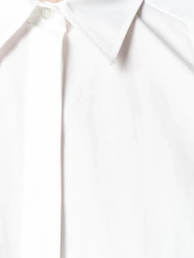 Shop Sara Battaglia Loose-fit Shirt In White