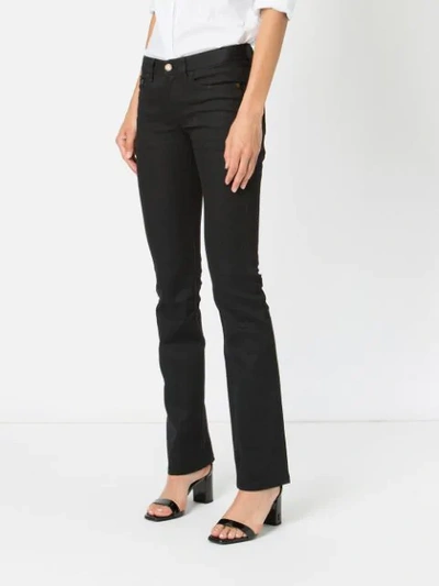 Shop Saint Laurent Slim-fit Jeans In Black