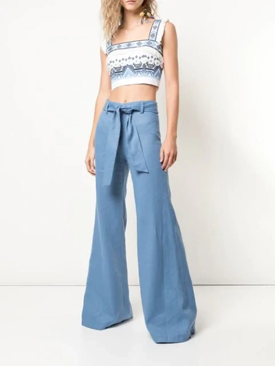 Shop Alexis Alenka Pants In Blue