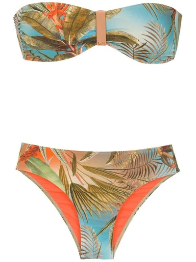 Shop Lygia & Nanny Ester Bikini In Blue