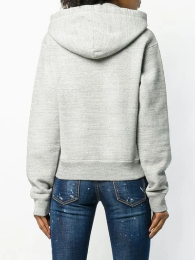 Shop Dsquared2 Vicious Bros Hoodie In Grey