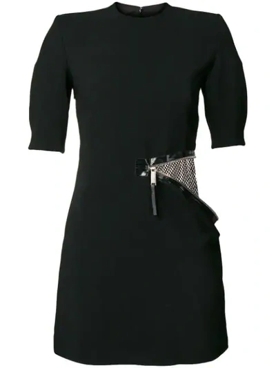 Shop Dsquared2 Fitted Mini Dress In Black