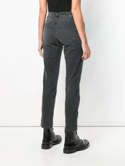 Shop Diesel Babhila Slim-fit Jeans In Grey