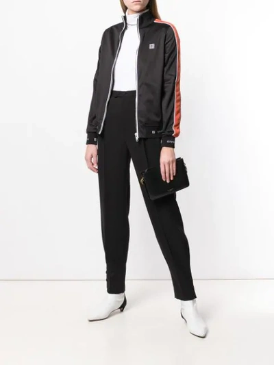 Givenchy Tailored Button Detailed Trousers In Black