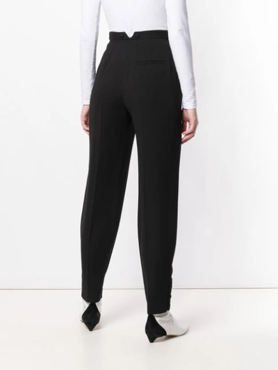 Givenchy Tailored Button Detailed Trousers In Black