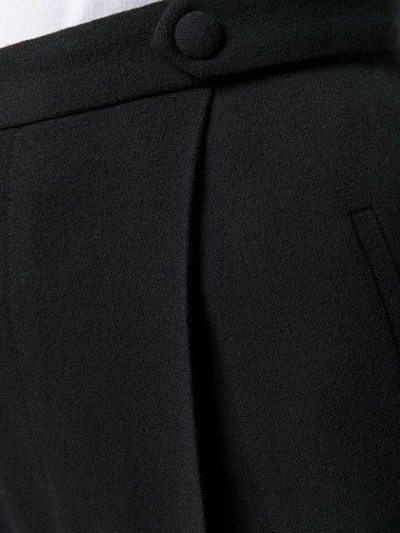 Givenchy Tailored Button Detailed Trousers In Black