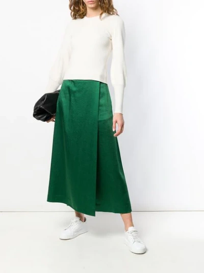 Shop Theory Skirt Trousers In Green