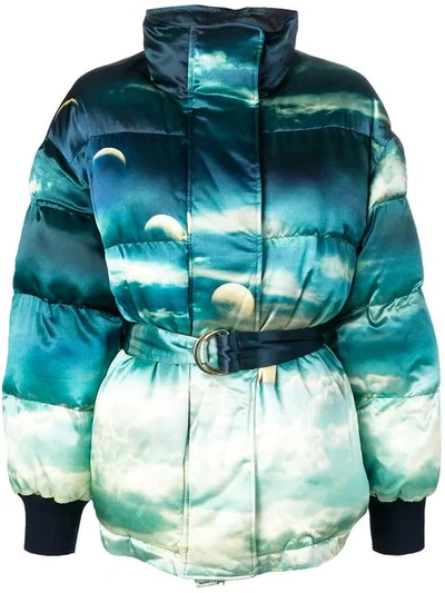 Shop Stella Mccartney Joy Puffer Jacket In Blue
