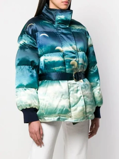 Shop Stella Mccartney Joy Puffer Jacket In Blue