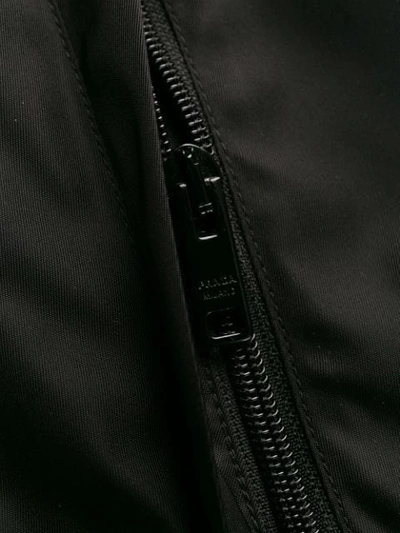 Shop Prada Technical Waterproof Parka In F0002 Black