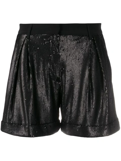 L'AUTRE CHOSE HIGH RISE SHORT SHORTS - 黑色