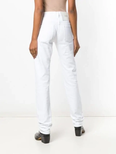Shop Calvin Klein 205w39nyc Straight Leg Jeans In White