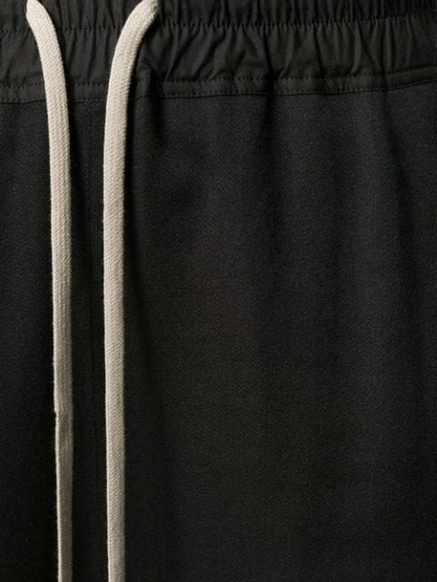 Shop Rick Owens Drop-crotch Trousers In Black