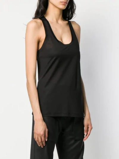 Shop Tom Ford Racerback Tank Top In Black