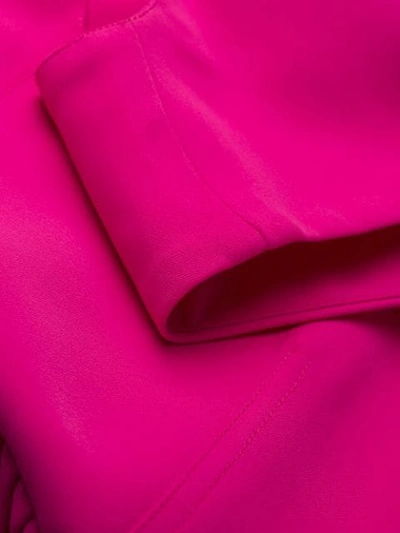 Shop Kenzo Pleated Midi Dress In Pink