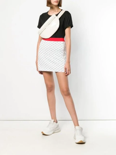 Shop Stella Mccartney A-line Mini Skirt In White