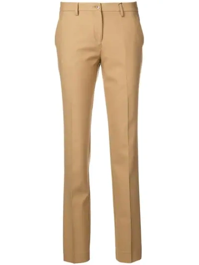 Shop Etro Tailored Fitted Trousers In Neutrals