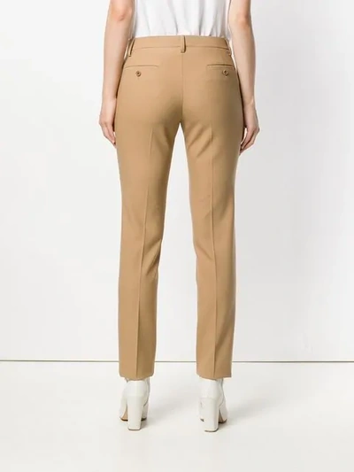 Shop Etro Tailored Fitted Trousers In Neutrals
