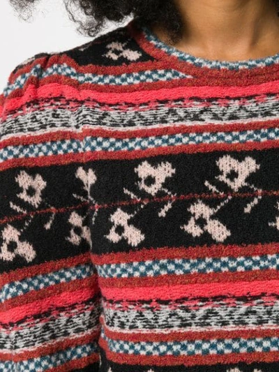 ULLA JOHNSON NONA PATTERNED JUMPER - 红色