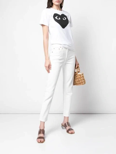 Shop Trave Denim Slim Fit Jeans In White
