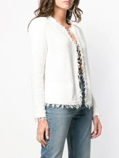Shop Iro Fitted Jacket In White