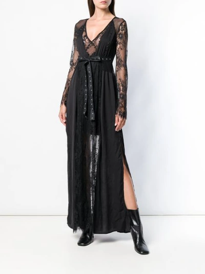 Shop Aniye By Lace Layer Maxi Dress - Black