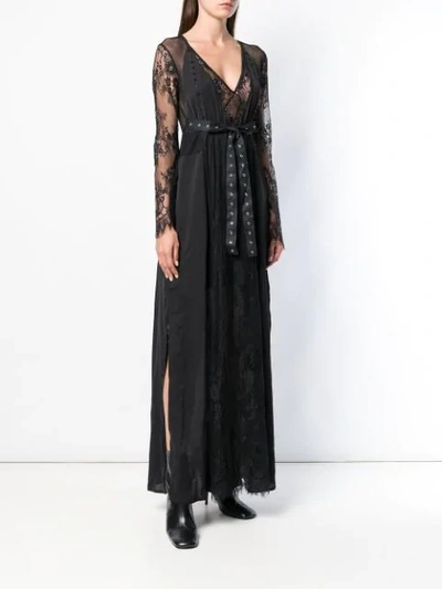 Shop Aniye By Lace Layer Maxi Dress - Black