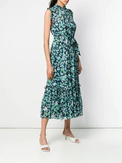 Shop Zimmermann Meadows Print Midi Dress - Blue