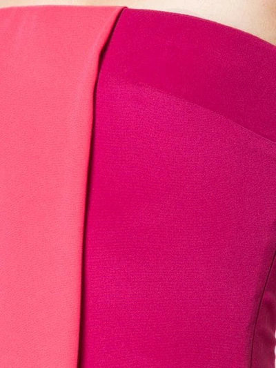 Shop Cushnie Strapless Jumpsuit In Pink
