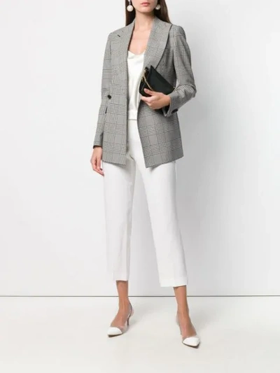 Ermanno Scervino Cropped Tailored Trousers In White