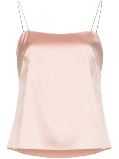 Shop Alexandre Vauthier Spaghetti Strap Cami Top In Pink