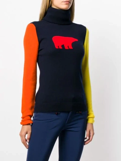 Shop Perfect Moment Bear Jumper In Blue