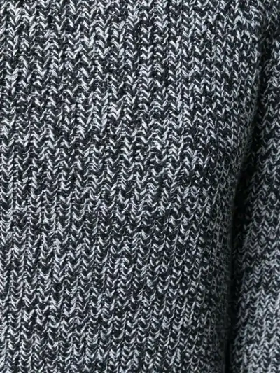 Shop Rag & Bone Speckled Knit Jumper In Black