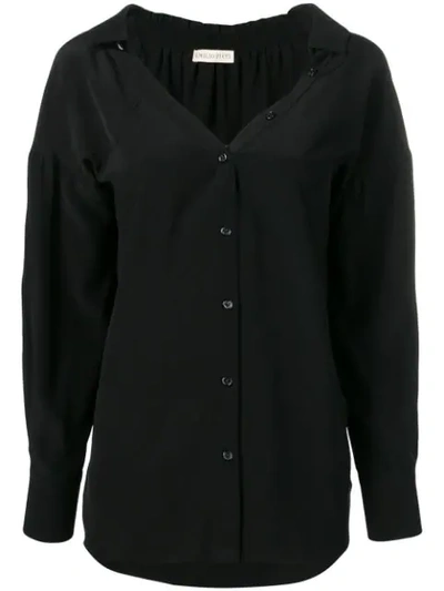 Shop Emilio Pucci Black Silk Shirt