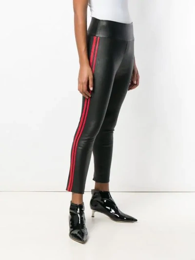 Shop Sprwmn High Waisted Cropped Leggings - Black