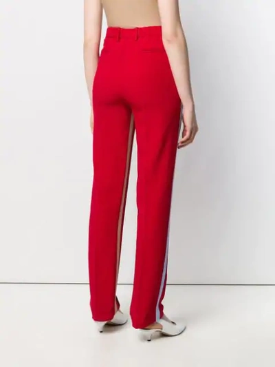 Shop N°21 Tailored Fit Trousers In Red