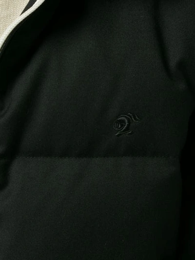 Shop Loveless Zipped Padded Jacket In Black