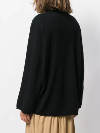 Shop Totême Turtle Neck Jumper In Black