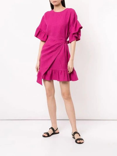 Shop Goen J Ruffle In Pink