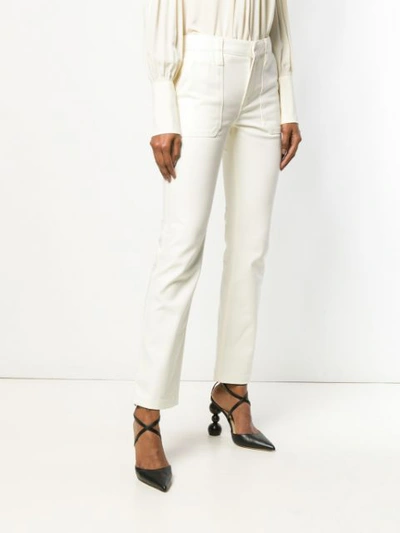 Shop Chloé Slim-fit Jeans In White