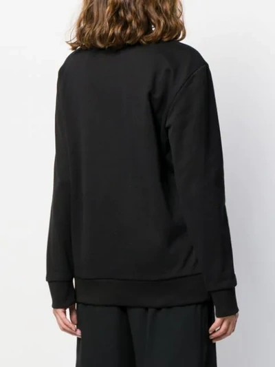 Shop Versace Medusa Head Sweatshirt In Black