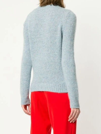 Shop Majestic Cashmere Straight Jumper In Cieelchine