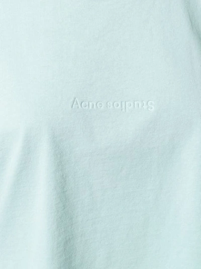 Shop Acne Studios Cylea Cropped T In Blue