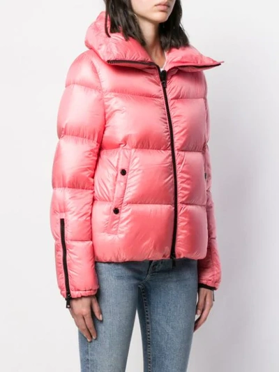 Shop Moncler Bandama Puffer Jacket In Pink