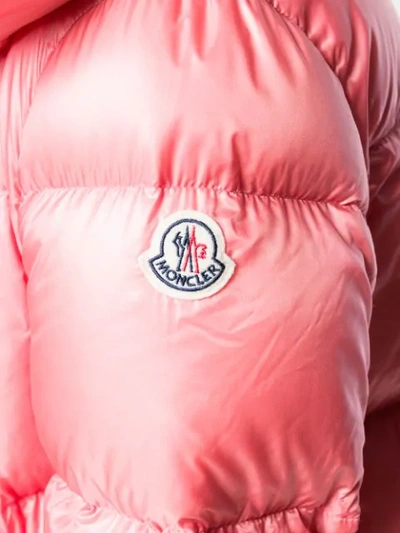 Shop Moncler Bandama Puffer Jacket In Pink