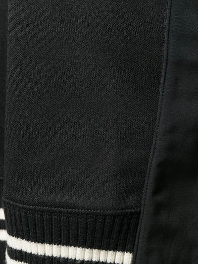 Shop Moncler Scuba Sweatshirt Dress In Black