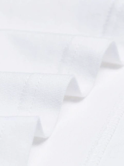 Shop Balenciaga Printed Fitted T-shirt - White