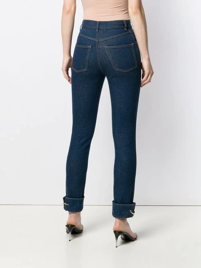 Shop Marques' Almeida Skinny Jeans In Blue